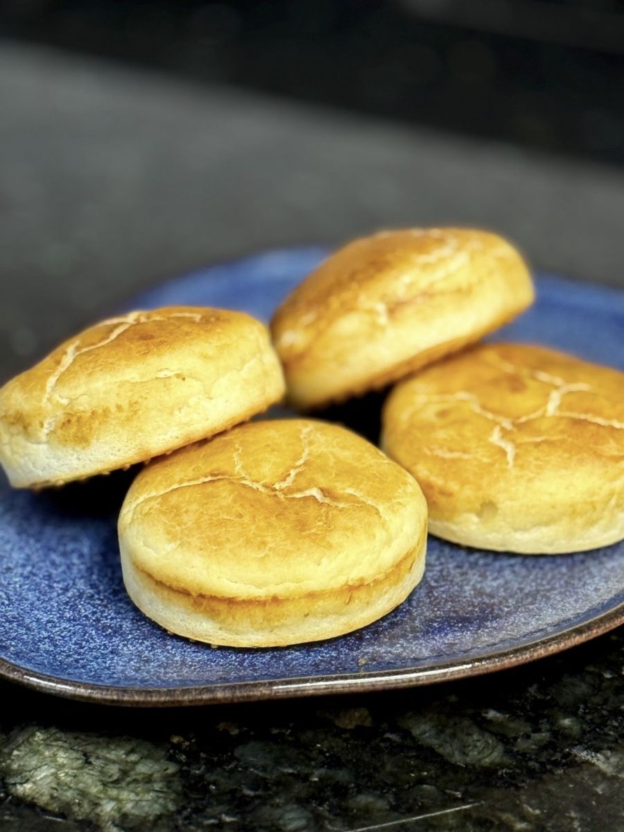 Pão de Hambúrguer tipo Brioche Amada Fornada